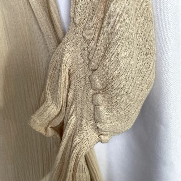 Alter'd Altered State size Small women's top Ivory lace 3/4 sleeve - Picture 5 of 11